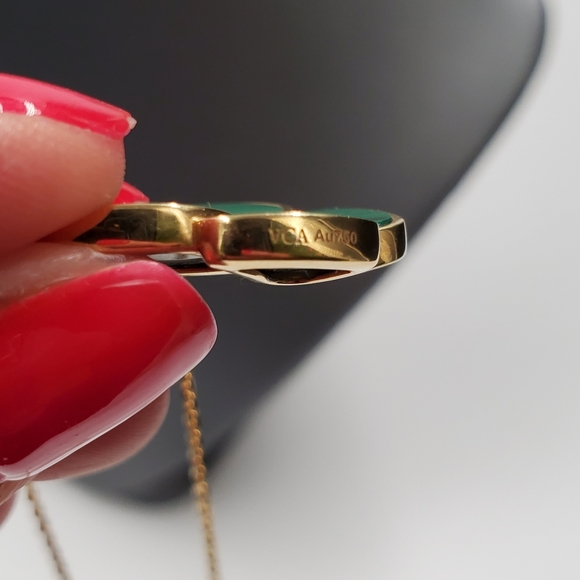 Van Cleef Butterfly Malachite Necklace - Picture 7 of 9